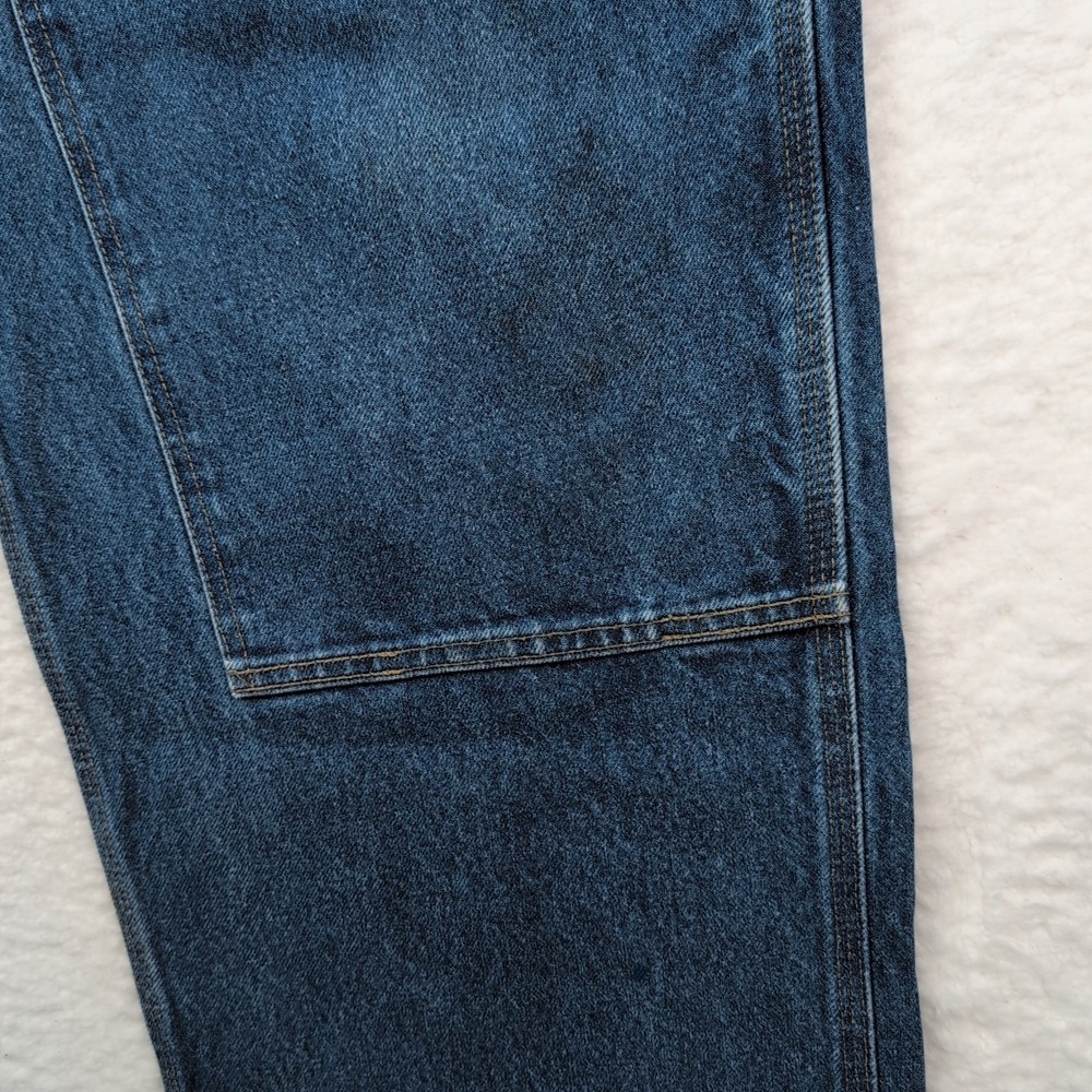 Carhartt Double Knee Pants Mens 42x30 Blue B73 DST Loose Original Fit - Picture 4 of 9